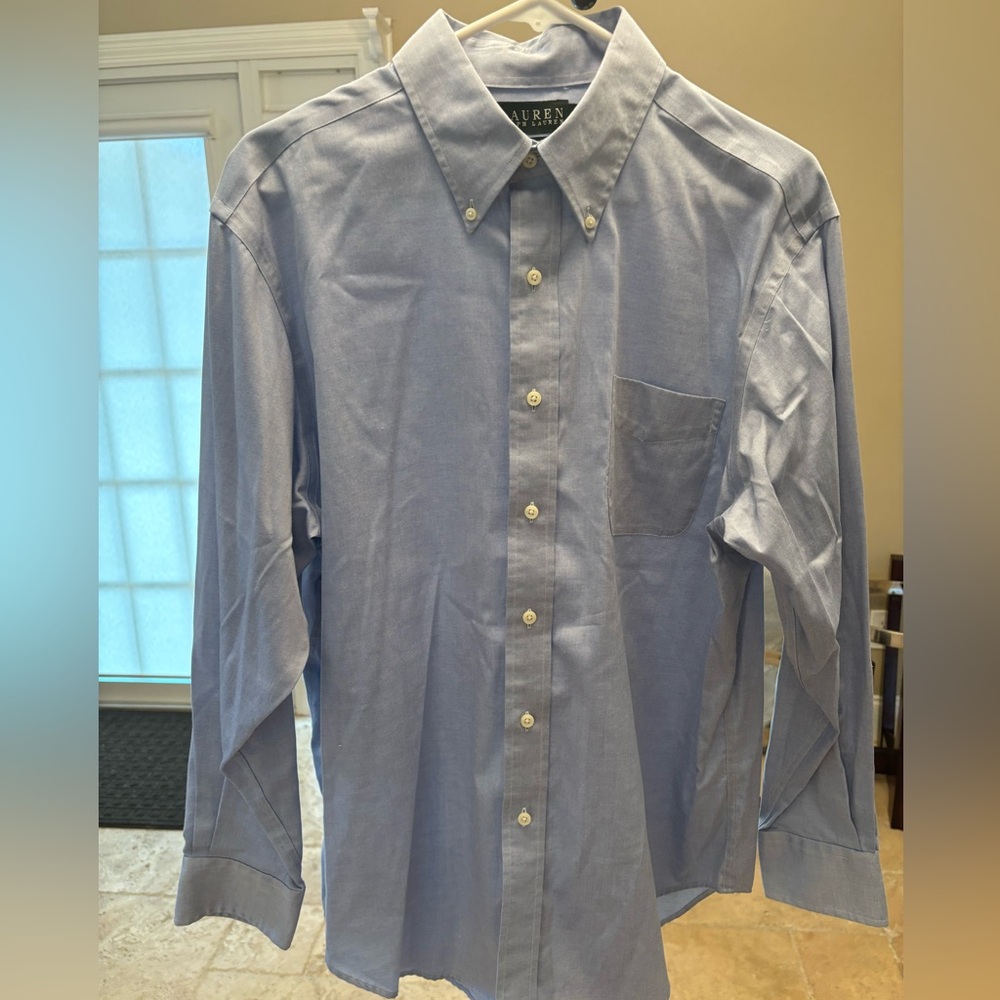Ralph Lauren Classic Blue Dress Shirt